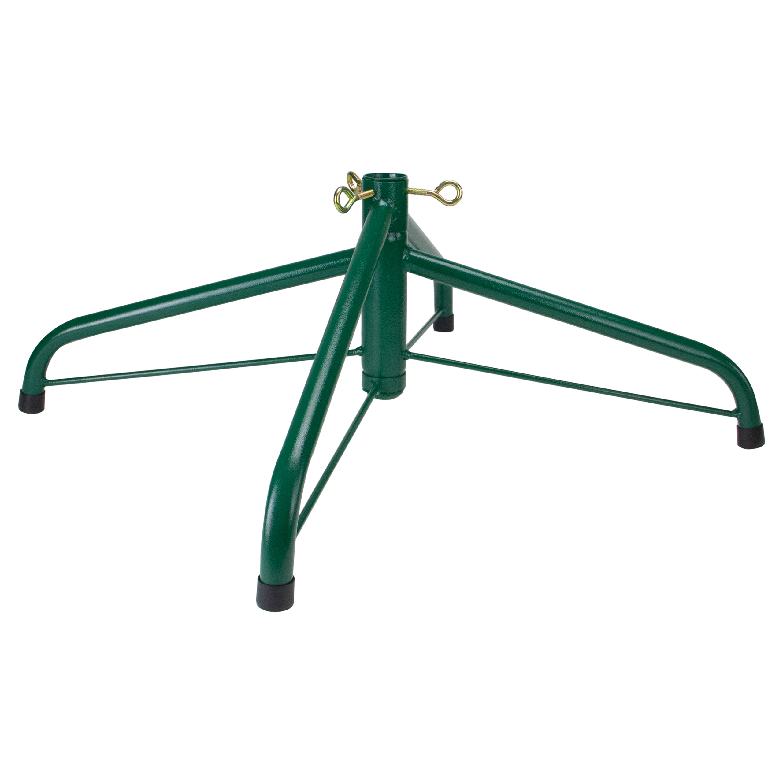 Green Foldable Artificial Christmas Tree Stand For Trees Up To 9' Tall