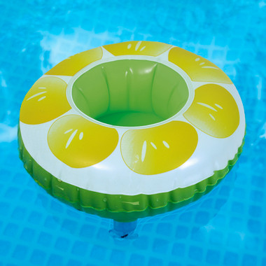 10.75 Inflatable Parasol Swimming Pool Floating Drink Holder