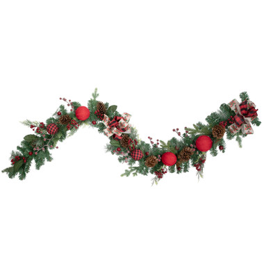 Auldhome Design- Frosted Red Berry Picks, Christmas Decor Greenery Accents  3pk in 2023