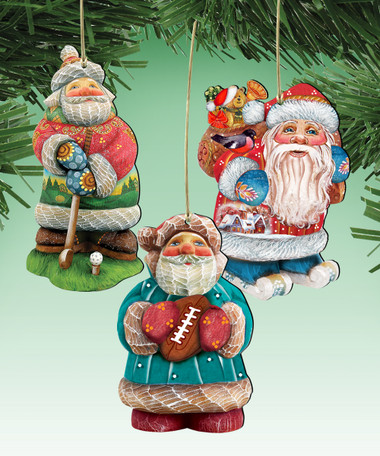 Sports Team LED Light-Up Ornaments