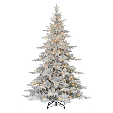 7.5' Pre-Lit LED Monterey Spruce Artificial Christmas Tree, Warm White Lights by Christmas Central