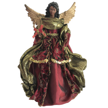 12 Mardi Gras Angel Tree Topper [MG15-196] 