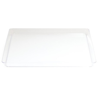 Meal Tray, Transparent, Reusable Plastic