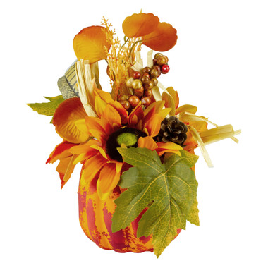 6' Orange Yellow Wildflower Garland  Fall & Thanksgiving Decorations –  FloralLiving