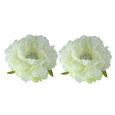 Real Touch™ White Artificial Rose Stems, Set of 6 - 26