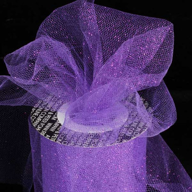 Purple Contemporary Tulle Craft Ribbon 6 x 275 Yards