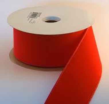 The Ribbon People Scarlet Red Solid Wired Craft Ribbon 1 x 54 Yards