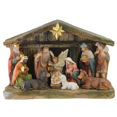 Nativity set accessory Three Angles musical instruments figurine