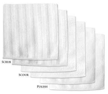 DII Aqua Recycled Cotton Waffle Dishtowel (Set of 6)