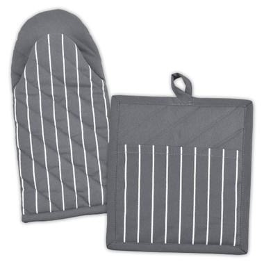 Lattice Oven Mitt & Potholder Set - Gray, 1 - Ralphs