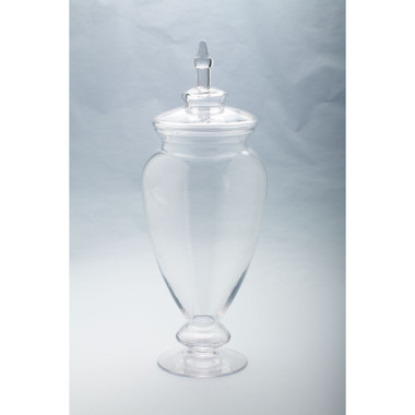 Northlight 14.5 Clear Segmented Glass Container with Lid