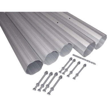 4'' x 16' Aluminum Tubes In-Ground Pool Cover Reel System