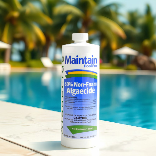 Maintain Pool Pro Non-Foam Algaecide Cleaner - 1 Quart - IMAGE 1