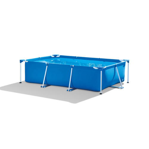 9.8ft x 6.5ft Rectangular Frame Above Ground Swimming Pool with Filter Pump - IMAGE 1