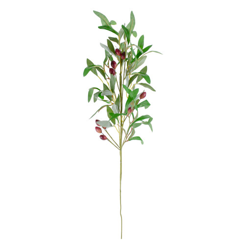 Olive Branch with Leaves Artificial Spray - 28" - IMAGE 1