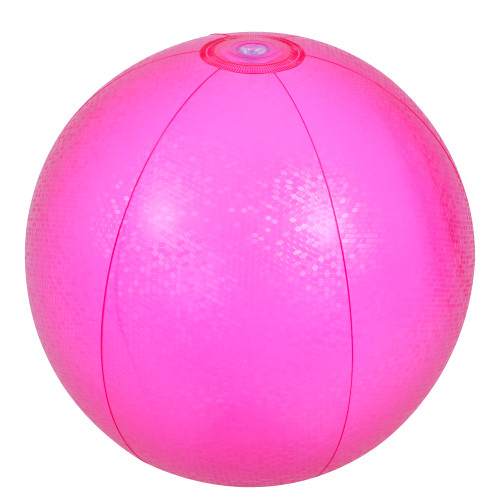 Mosaic Inflatable Beach Ball - 20" - Pink - IMAGE 1