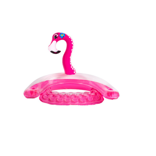 60" Inflatable Flamingo Swimming Pool Sling Chair Pool Float - IMAGE 1