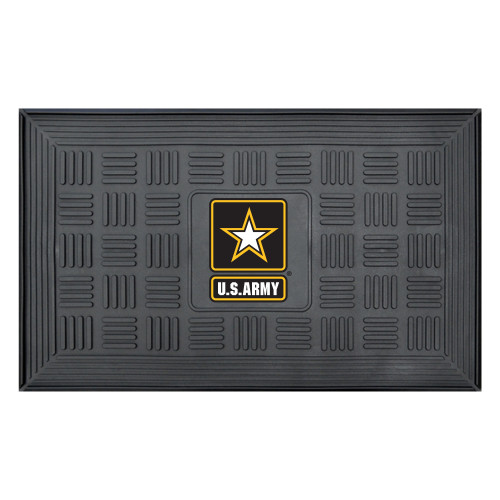 U.S. Army 3-D Team Medallion Vinyl Door Mat - IMAGE 1