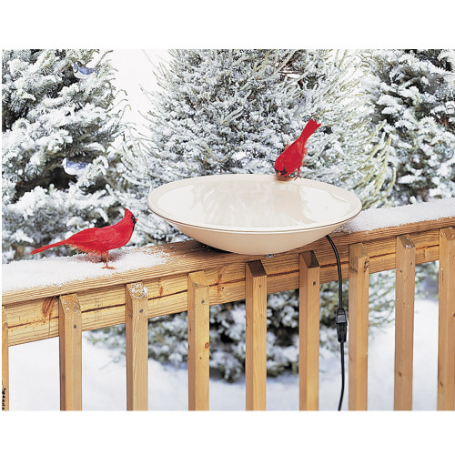 20.75" Heated Bird Bath Bowl with Mounting Hardware - IMAGE 1
