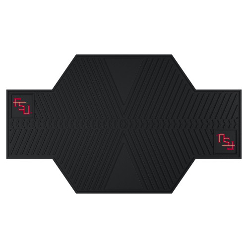 42" x 82.5" Black and Red NCAA Florida State University Seminoles Motorcycle Mat Accessory - IMAGE 1