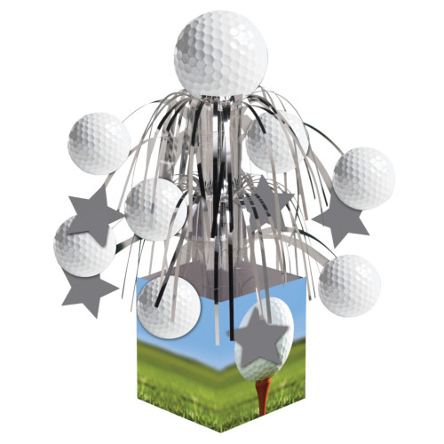 Pack of 6 Golf Sports Fanatic Mini Cascade Foil Tabletop Centerpiece Party Decorations 8.5" - IMAGE 1