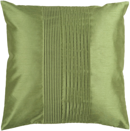 18" Avocado Green Decorative Throw Pillow - Polyester Filler - IMAGE 1