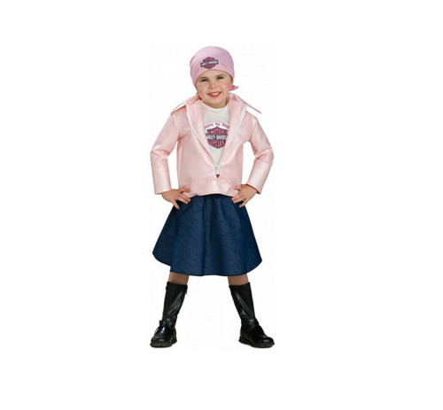 Child Lil' Biker Babe Halloween Costume, Size Toddler 2-4 - IMAGE 1