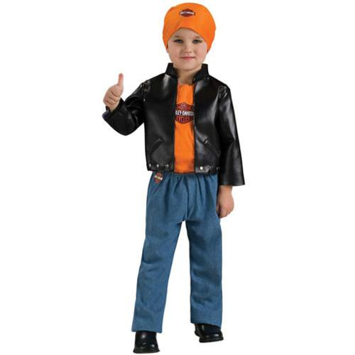 Toddlers Harley Davidson Boy's Lil' Cruiser Halloween Costume - 6 - 12Months - IMAGE 1