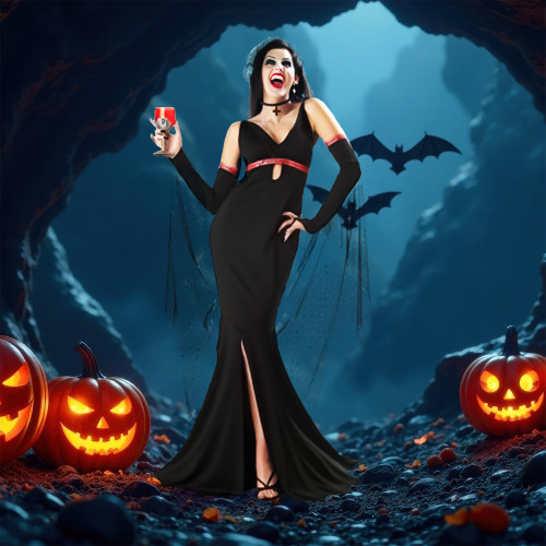 Women's Immortal Seductress Halloween Costume - Medium - IMAGE 1