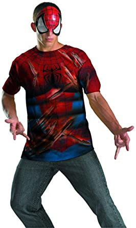 Mens Disguise Spider-Man Halloween Costume - XL - IMAGE 1