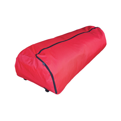 Red Rolling Christmas Tree Storage Bag for Trees Up to 7.5ft - IMAGE 1