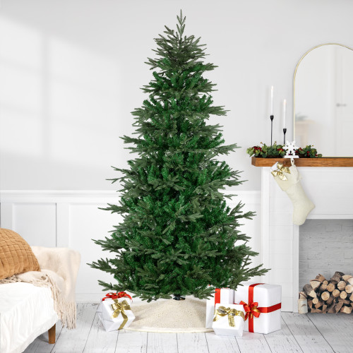 Real Touch™️ Full Hudson Fir Artificial Christmas Tree - Unlit - 7.5' - IMAGE 1