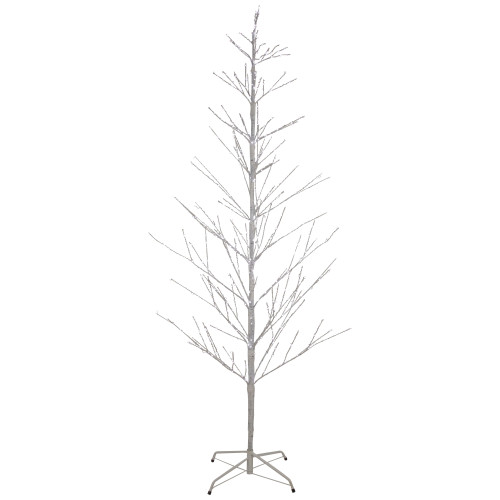 6' LED Lighted White Birch Christmas Twig Tree - Pure White Lights - IMAGE 1
