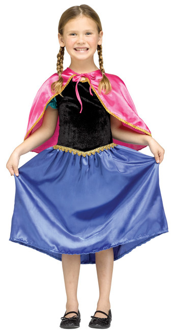 Princess Gown and Cape Toddler Girls Halloween Costume Medium - IMAGE 1