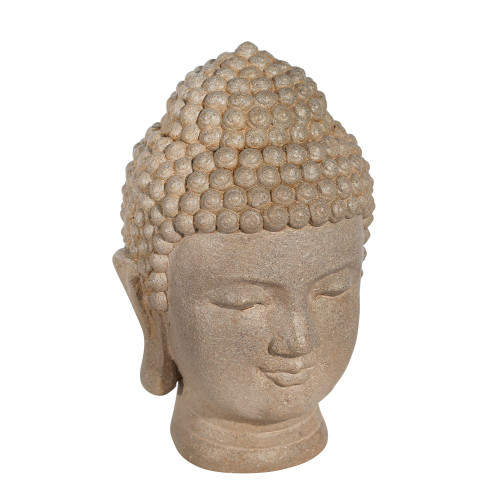 Buddha Head Statue - 11.5" - Ivory - IMAGE 1