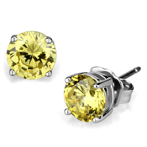 Women's Earrings with Citrine Yellow Cubic Zirconia (Pack of 3) - IMAGE 1