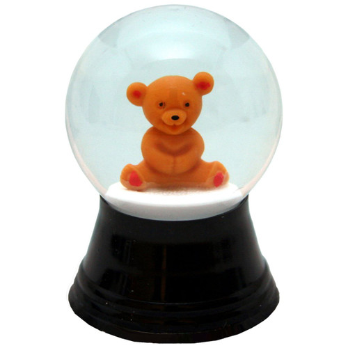 2.5" Perzy Small Teddy Bear Snow Globe - IMAGE 1
