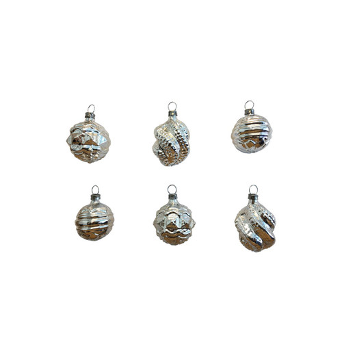 Set of 6 Nostalgie Christmas Ball Ornaments 2" - IMAGE 1