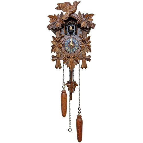 9.5" Engstler Full Size Battery-Operated Cuckoo Wall Clock - IMAGE 1