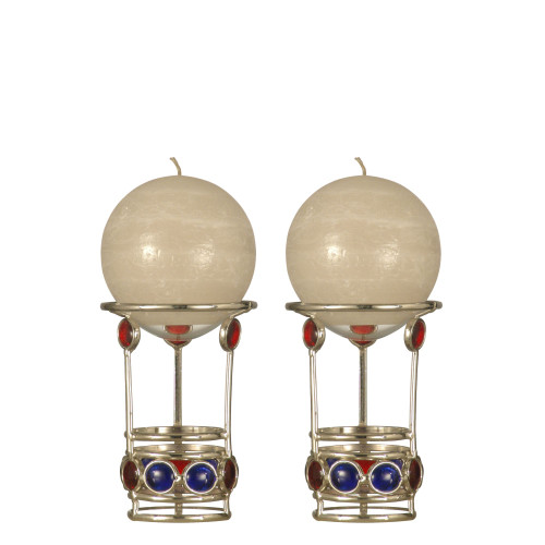 Set of 2 Gem Warmer Candle Holders 5.5" - IMAGE 1