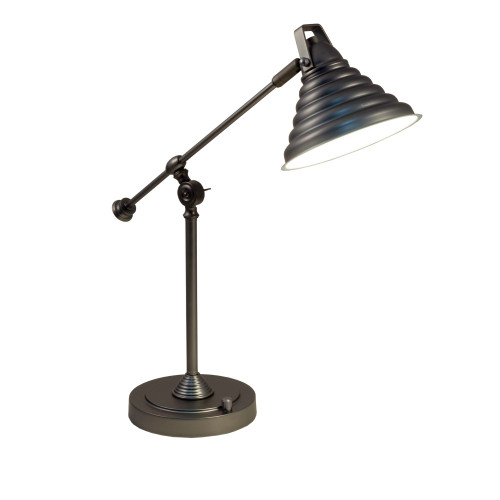 21.5" Cone LED Desk Lamp with USB Charger - IMAGE 1