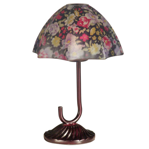 8.5" Floral Umbrella Votive Candle Holder - IMAGE 1