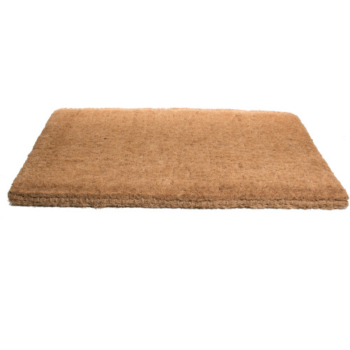 47" Brown Rectangular FM2 Plain Coir Door Mat - IMAGE 1