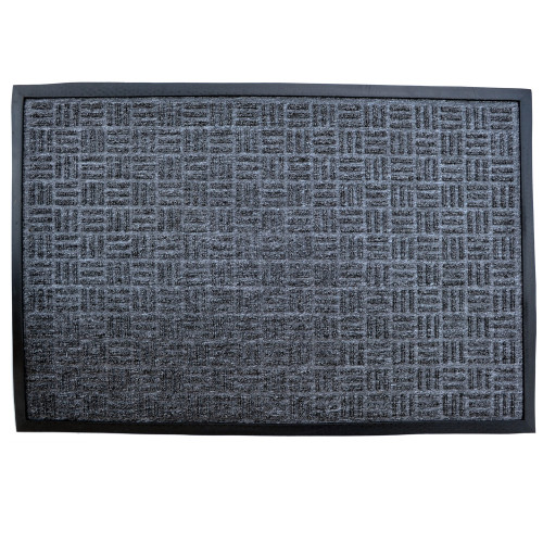 3' Black and Gray Rectangular Multi-purpose Mat - IMAGE 1