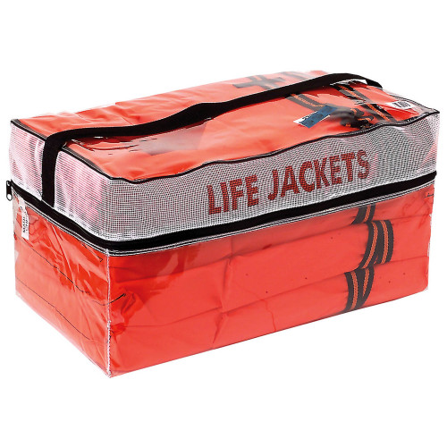 Adult Life Jacket Boating and Pool Vests in Carrying Case - Pack of 4 - IMAGE 1