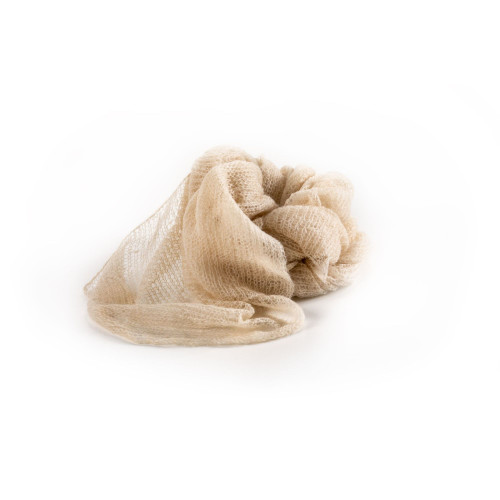 6.55' X 5.75' Butter Cream Beige Woven Kid Mohair Throw Blanket - IMAGE 1