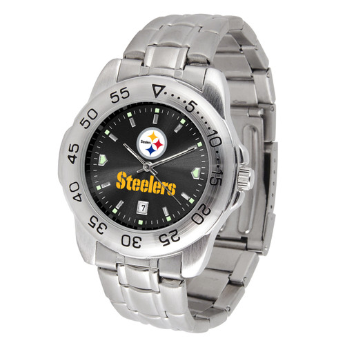 Men's NFL Pittsburgh Steelers Sport Steel Series Sports Wristwatch - IMAGE 1