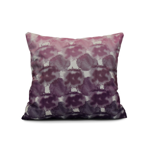 16" x 16" Purple and White Beach Clouds Throw Pillow - IMAGE 1