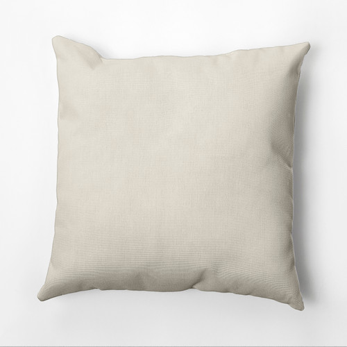 16" x 16" White Bisque Throw Pillow - IMAGE 1