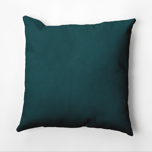 26" x 26" Tourmaline Blue Solid Square Throw Pillow - IMAGE 1